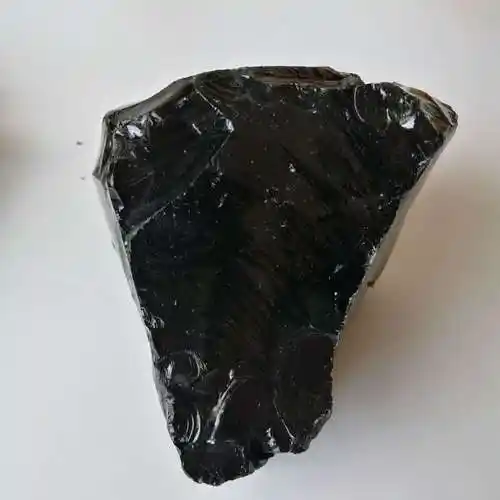 天然黑曜石原石 大块原矿石标本水晶原石雕刻料批发