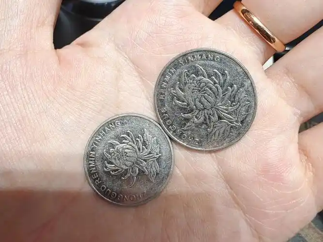 一元硬币原来有大小