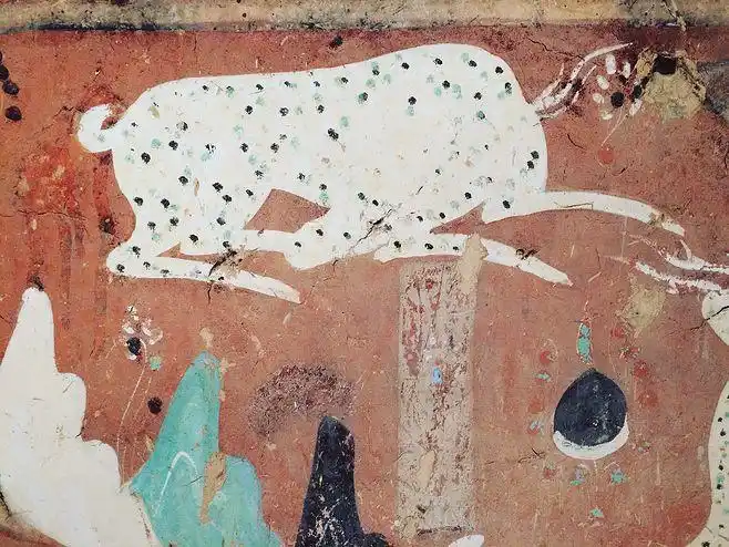 九色鹿鹿王本生图莫高窟第257窟北魏