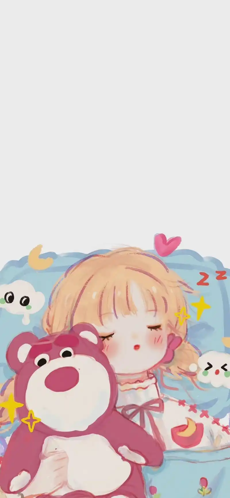 迪士尼可爱q版插画手机壁纸