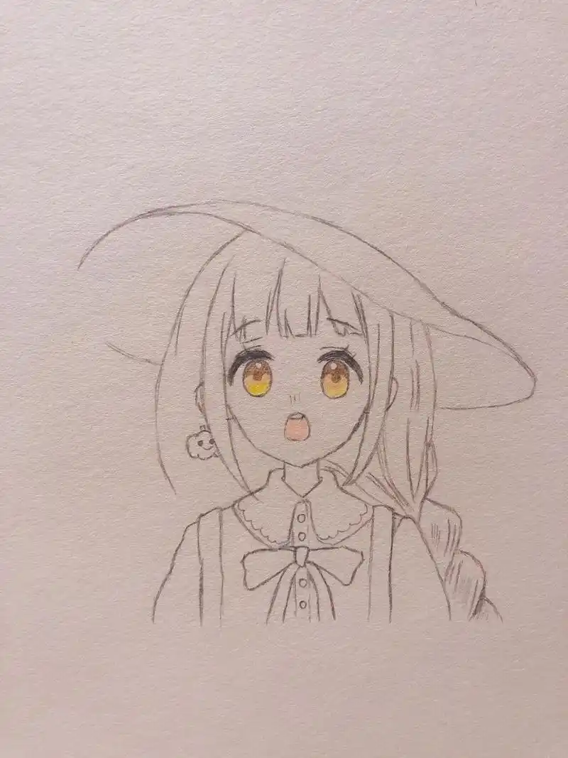 教你画可爱小女巫 简笔画教程 简笔画教程