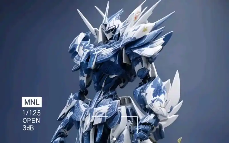 最新款中国风高达机甲,本视频点赞过千,继续更新中国风类型的机甲