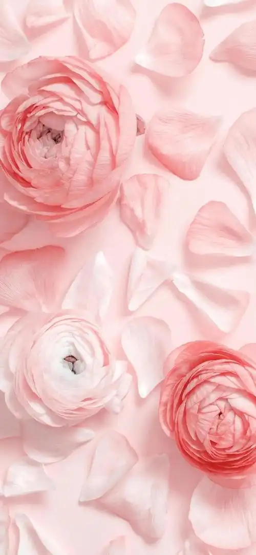 这些花朵在壁纸上游走,宛如一个华丽的梦境,让人沉醉其中.