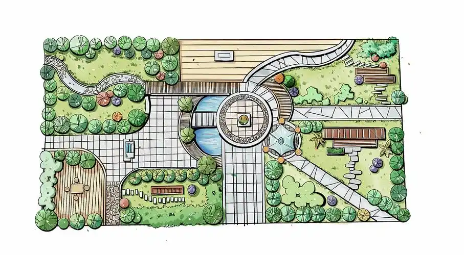 景观平面图板绘练习