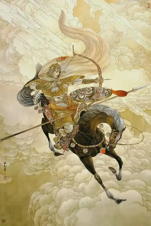 这么多年来我一直以工笔鞍马画创作上寻找艺术的突破口,挖掘传统,跳出