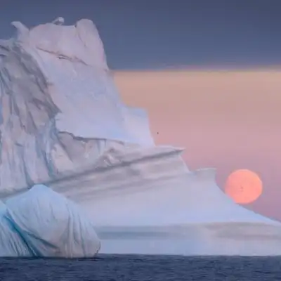 高清唯美头像冰山雪景图片