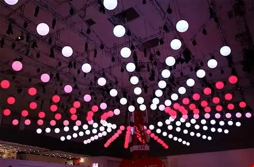 浮球矩阵动态雕塑