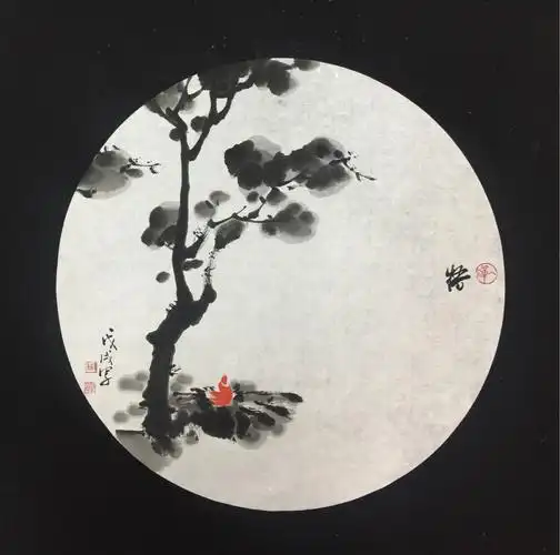 禅意水墨画之(心灵宁静)周修镇