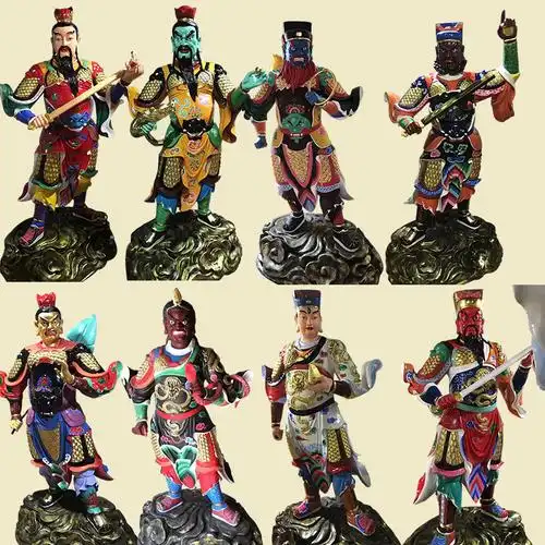 厂家批发 2米高八大金刚彩绘站像 力士金刚塑像 定制佛像神像法器