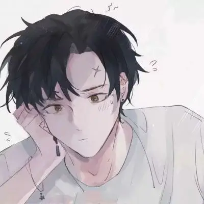 情侣头像一人一半动漫分开 手绘情侣头像一人一半高清