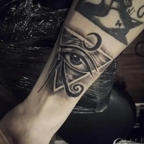 荷鲁斯之眼_纹身吧社区 - 纹身大咖