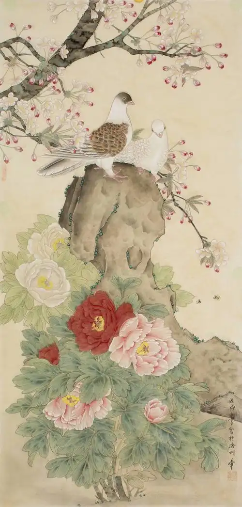 静知轩工笔花鸟画的美篇