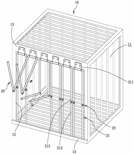 具可调整性栅门的鸽笼的制作方法