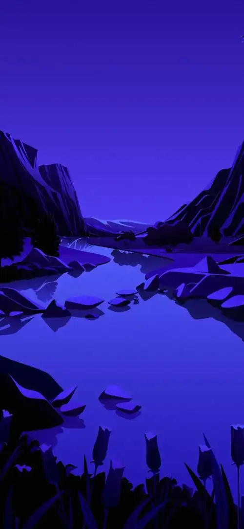 今日壁纸丨苹果全新内置暗黑模式壁纸适合oled屏幕使用