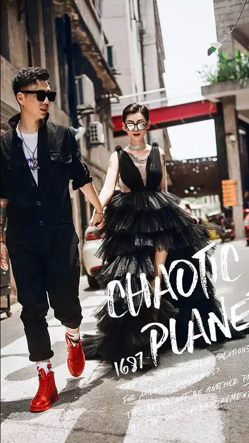 酷酷的婚纱照你们喜欢吗99