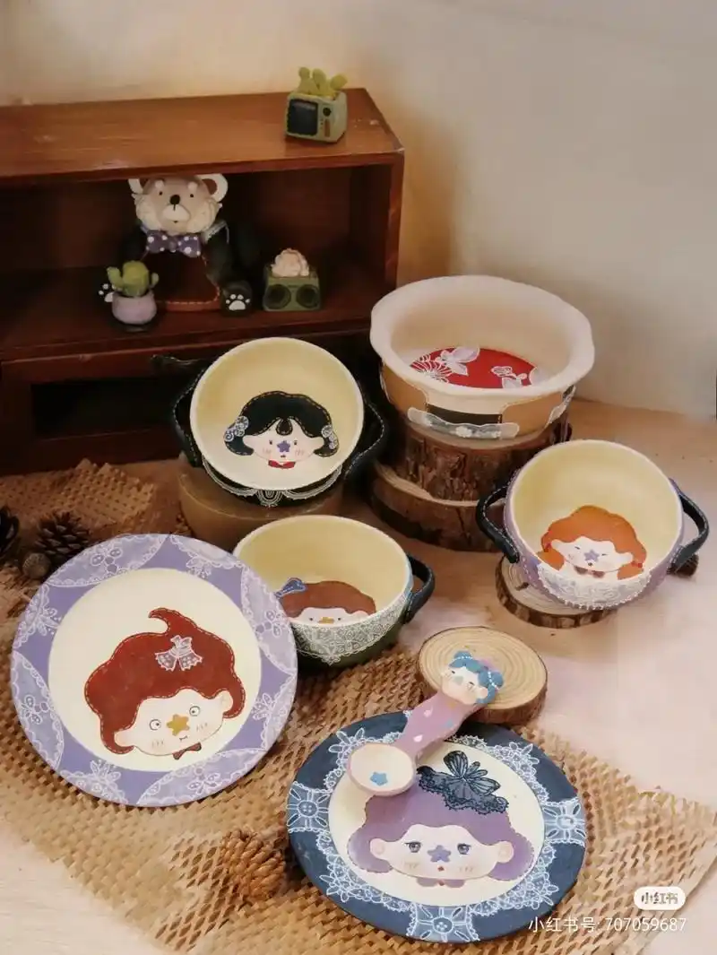 原创手作.#传统手艺 #手艺人的日常 #手工陶艺 #可爱到爆 - 抖音