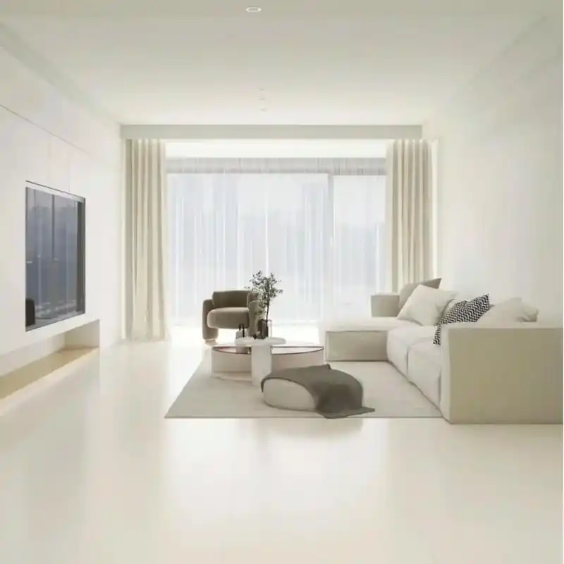 瓷砖整体通铺效果图!1,灰色系目 - 抖音