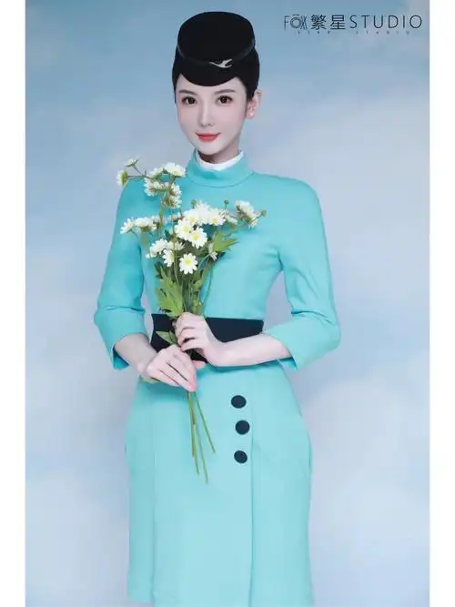 空乘制服照形象照空姐厦航空乘职业照