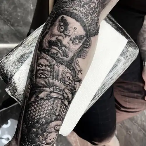 多闻天王_纹身吧社区 - 纹身大咖