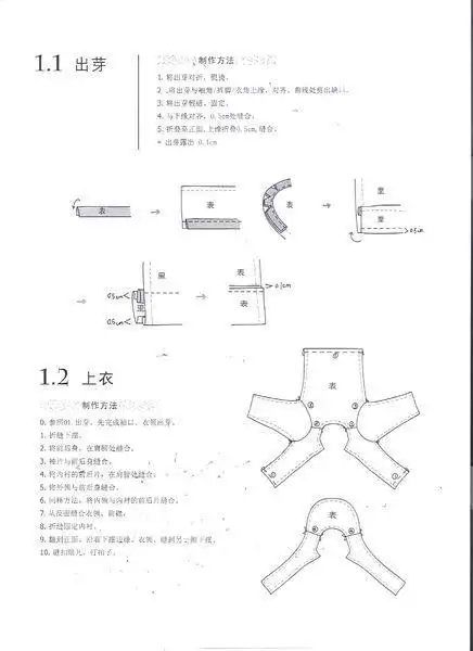 求四分bjd娃娃衣服裁剪纸样女仆装小洋装各种装纸样拜托啦最好是连