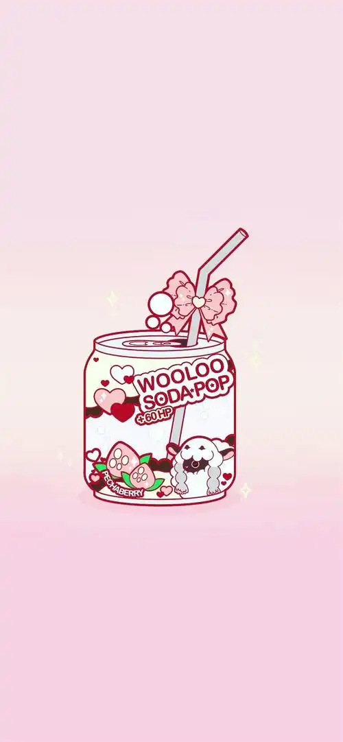 宝可梦创意饮料插画高清手机壁纸,卡通,可爱,卡通,唯美,高清,手绘