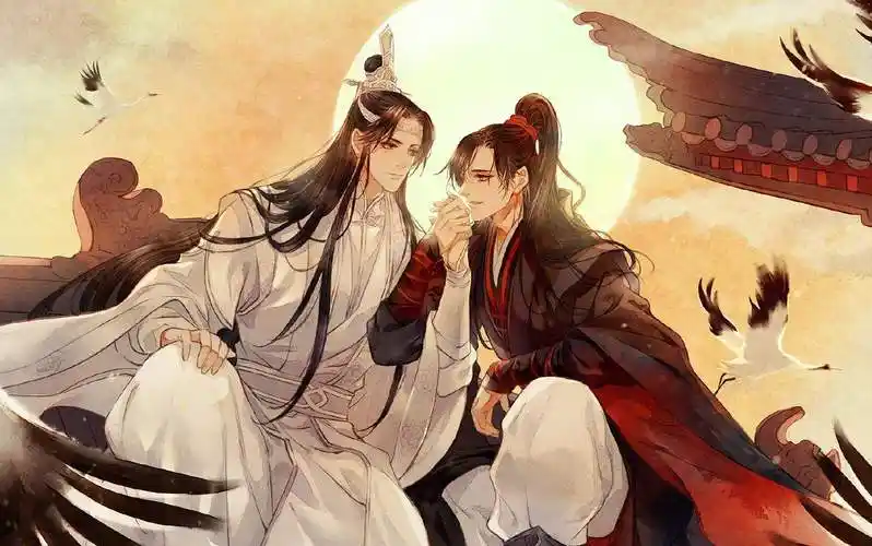 魔道祖师图片电脑壁纸,魏无羡蓝忘机壁纸高清图集 - 高光网