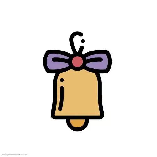 mbe风格铃铛装饰图标 mbe风格 装饰图标 卡通矢量图 免扣png 可爱的