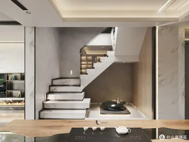 了解楼梯的形式,结构和材质,找到适合自己的款式_装修主材_什么值得买