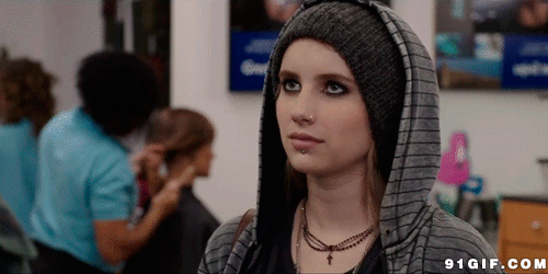 美女艾玛罗伯茨妩媚秀发女神gif动图_动态图_表情包下载_soogif