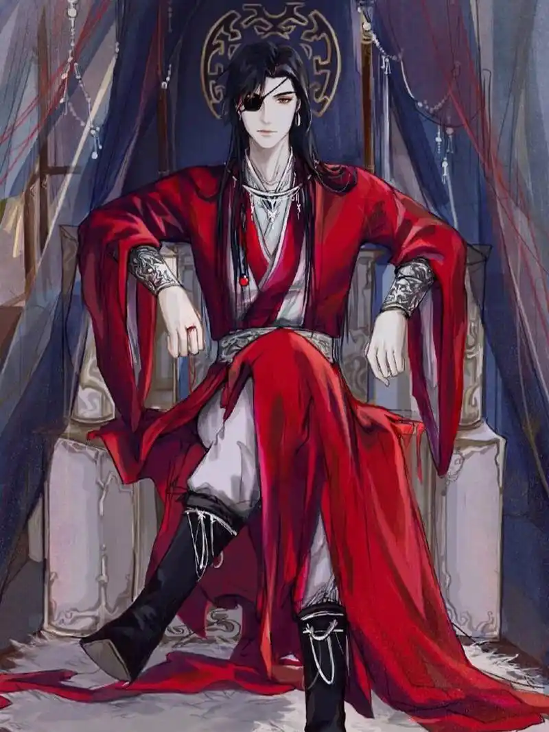 头像266166天官赐福花城霸气的坐姿