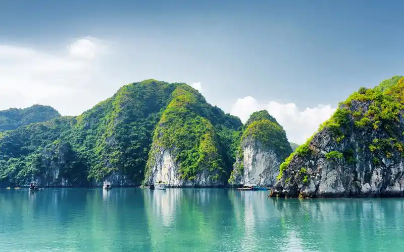 越南,海洋,高山,岩石,天空,4k,风景,摄影