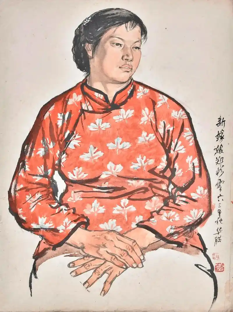 赵华胜(1939-2023.)人物国画 - 抖音