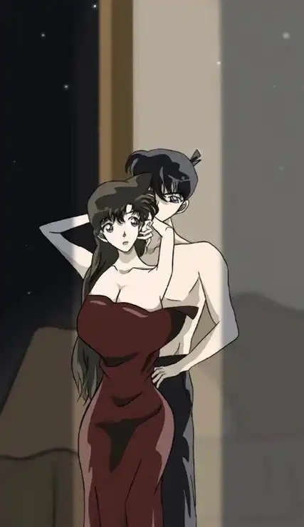 工藤新一小兰情侣壁纸高清 好喜欢这组好有氛围感下载_七七下载网