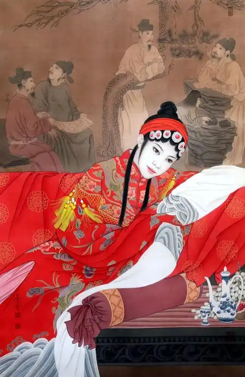 崔景哲:当古典美遇上工笔画,春风拂面惊艳四方