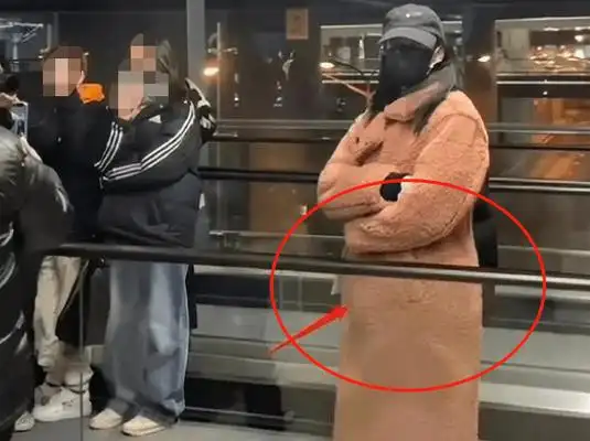 与此同时网上又爆出了一张照片,照片中迪丽热巴身穿棕色毛绒大衣,肚子