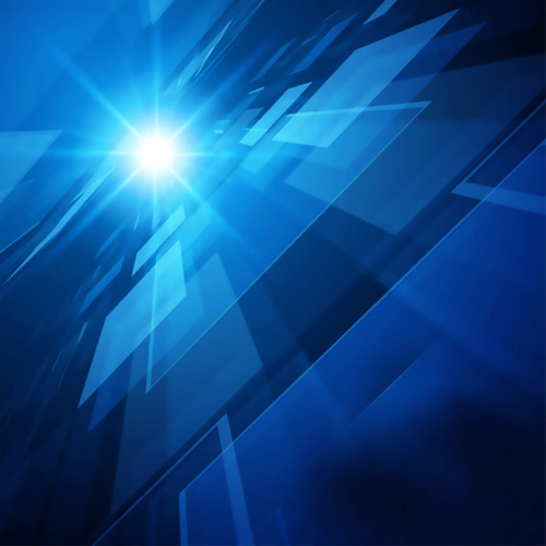 蓝色科技数码炫酷光束背景