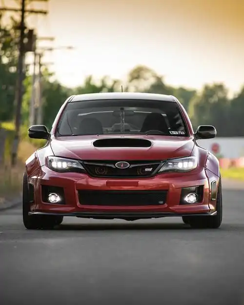 斯巴鲁sti加装宽体,没有个600匹怎能对得起这身行头