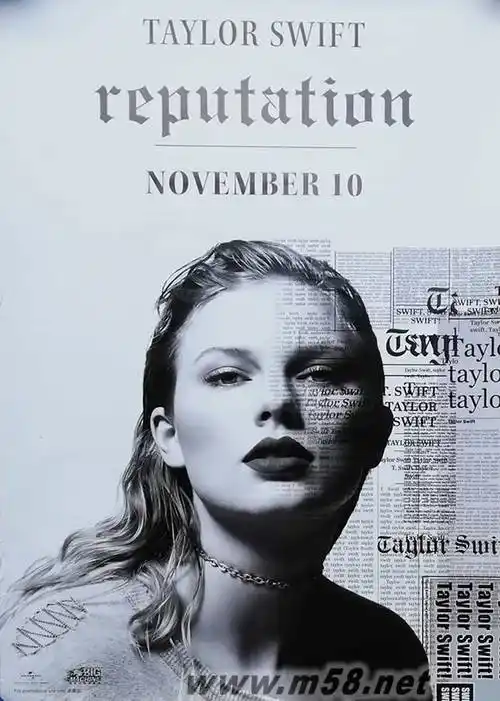 reputation 双面 原版海报 价格 图片 taylor swift 原版音乐吧