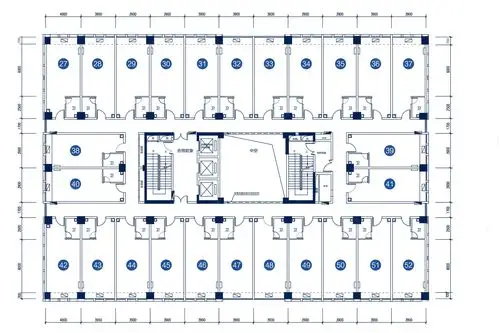 中建芙蓉嘉苑三期23号栋楼层平面图