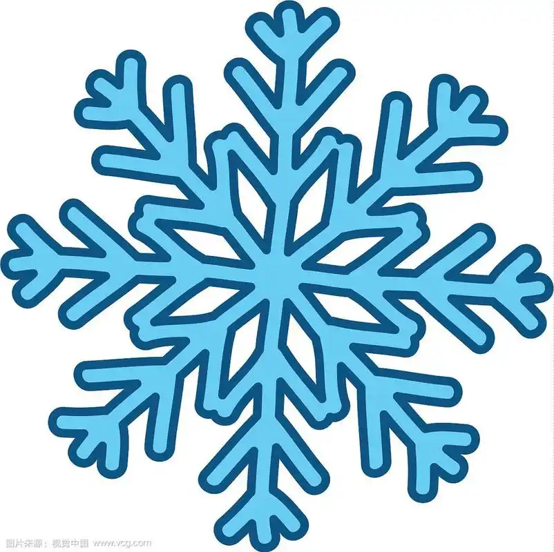 冬天雪花象征