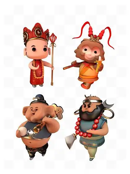 3d立体卡通 i>西 /i> i>游 /i> i>记 /i>师徒 i>取 /i> i>经 /i>名著