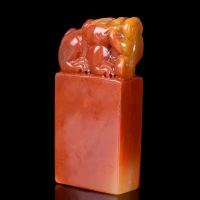 收藏级天然黄龙玉 顶级黄龙玉印章2687