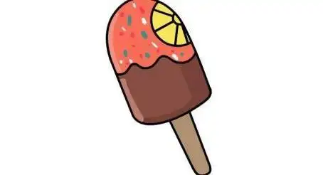 彩色冰糕简笔画怎么画又漂亮又可爱冰糕简笔画教程