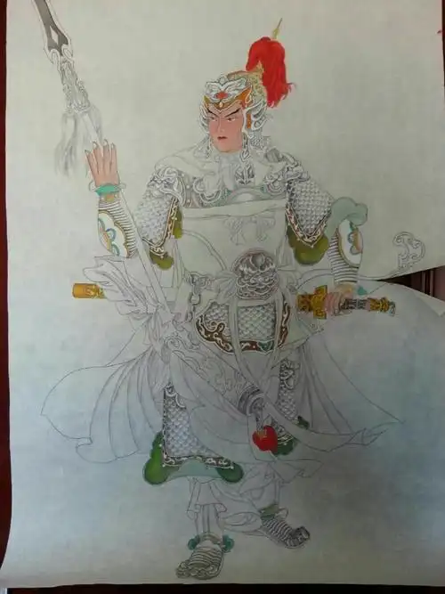墨彩诗心 笔底万象——赵临明的三国工笔人物画