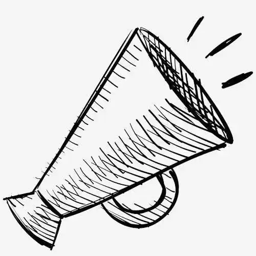 重要通知喇叭简笔画