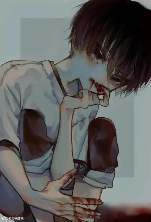 神经文艺二次元病娇黑化动漫图片