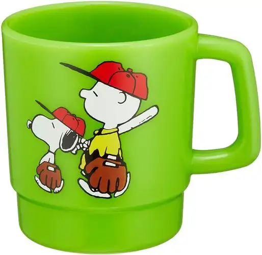 史努比 塑料马克杯(s) sn&li 绿色 230ml pz-400