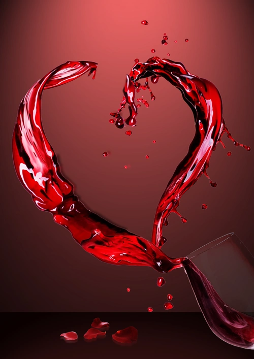 红酒创意复古海报背景素材