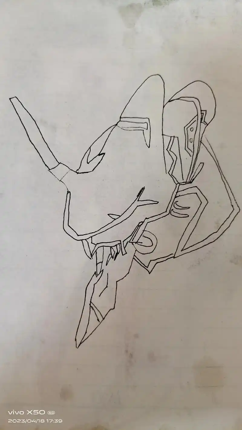 今天画初号机 - 抖音