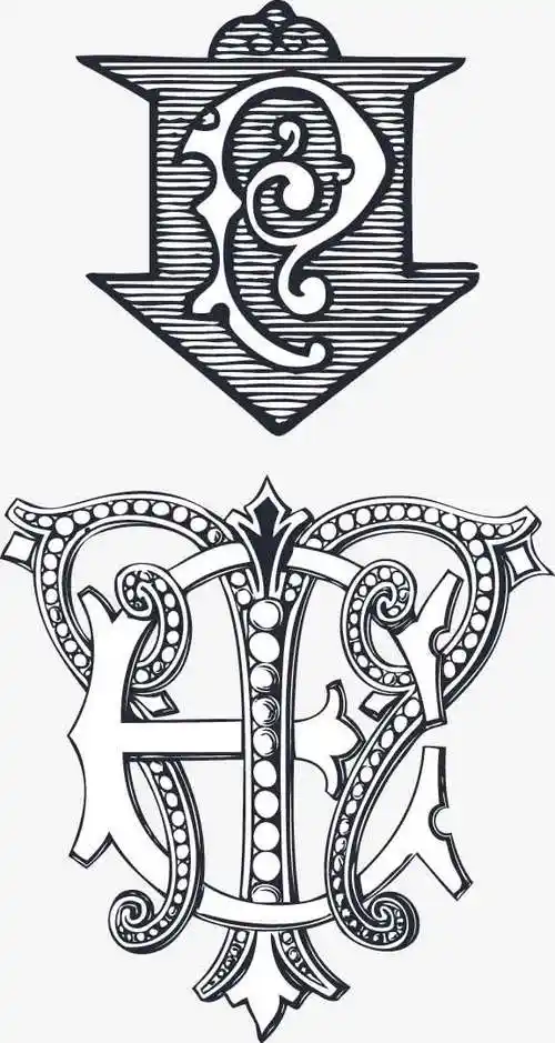 古典中世纪元素矢量素材